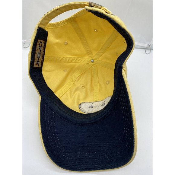 Tracers Golf Club Yellow Ahead Baseball Hat Cap Adjustable Strap-back - Picture 6 of 7